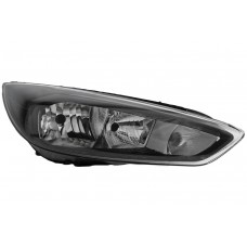 Ford Focus 2014-2018 (Non-LED) Black Inner Head Lamp Unit Driver Side